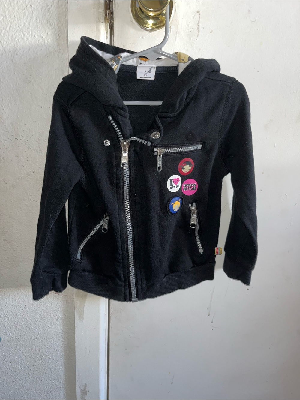 Harajuku Mini Target Full Zip Moto Hoodie Jacket 20th Anniversary